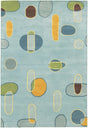 Chandra Lost Link los-1813 Blue Rugs.