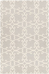 Chandra Makenna Mak42600 Silver / Cream Rugs.