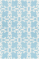 Chandra Makenna Mak42601 Blue / Cream Rugs.