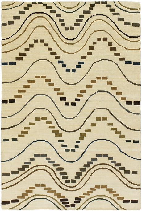 Chandra Malo Mal20000 Ivory / Black / Green Rugs.