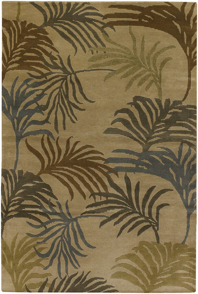 Chandra Malo Mal20006 Tan / Green / Grey / Brown Rugs.