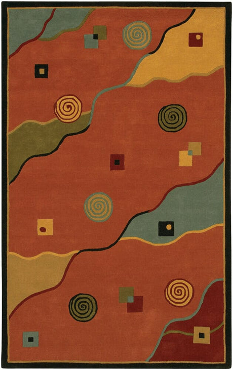 Chandra Metro met-537 Brown Rugs.