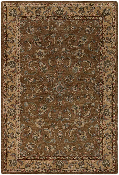 Chandra Metro Met-559 Brown / Tan / Blue / Burgundy Rugs.