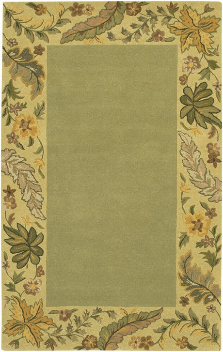 Chandra Metro Met513 Green / Gold / Tan / Beige / Brown Rugs.