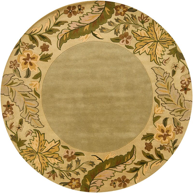 Chandra Metro Met513 Green / Gold / Tan / Beige / Brown Rugs.