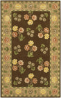 Chandra Metro Met547 Brown / Ivory / Green / Orange / Gold Rugs.