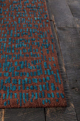 Chandra Misty Mis42300 Brown / Blue Rugs.