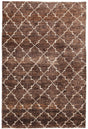 Chandra Nesco Nes32702 Dark Brown Rugs.