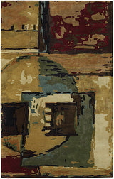 Chandra Nirvana nir-6600 Tan & Ivory Rugs.
