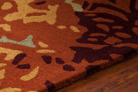 Chandra Nirvana nir-6604 Brown Rugs.