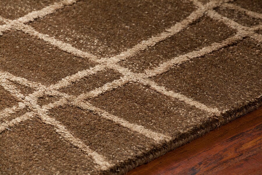 Chandra Oslo Osl31901 Dark Brown Rugs.
