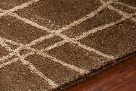 Chandra Oslo Osl31901 Dark Brown Rugs.