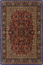 Chandra Panna Pan3303 Navy Blue / Rust / Grey / Green / Tan / Brown Rugs.