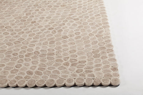 Chandra Patagonia Pat-46801 White / Brown / Beige Rugs.