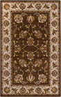 Chandra Perusia Perusia005 Brown / White / Green / Burgundy / Gold / Tan Rugs.