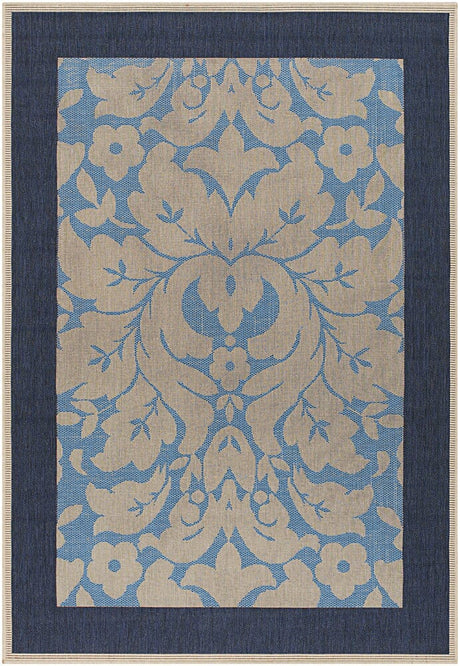 Chandra Plaza Pla10402 Blue / Beige Rugs.