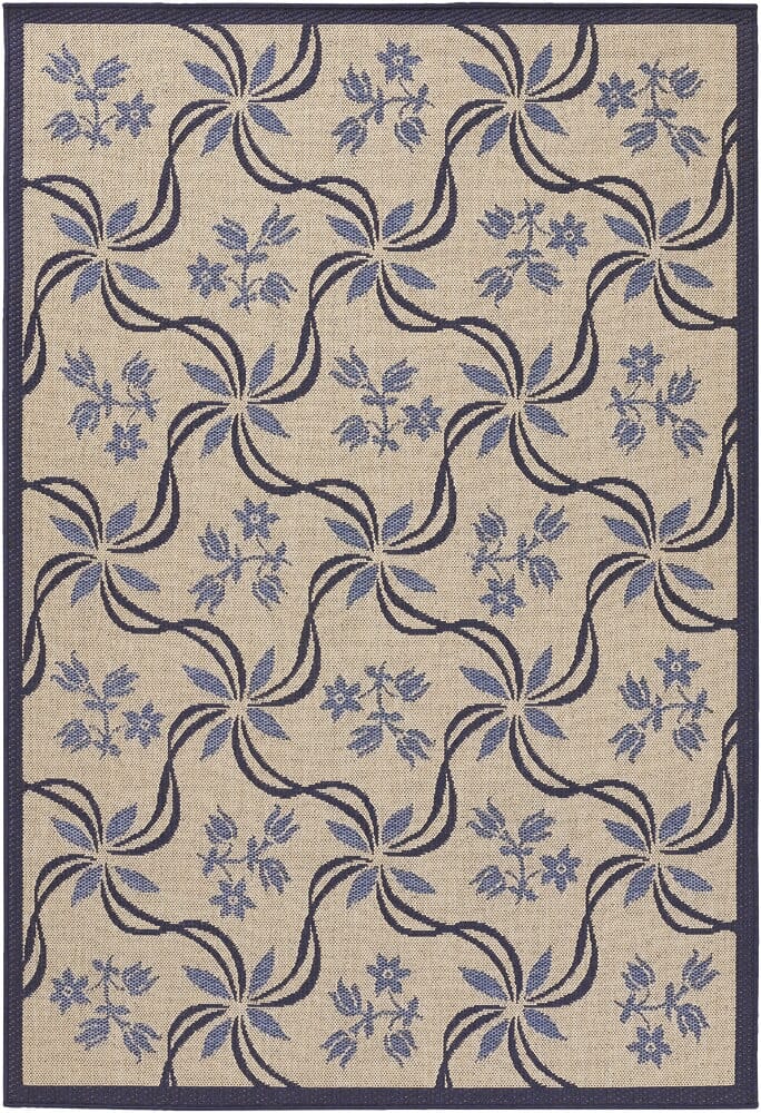 Chandra Plaza Pla10406 Blue / Beige Rugs.