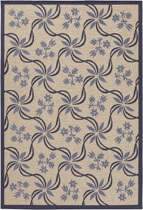 Chandra Plaza Pla10406 Blue / Beige Rugs.