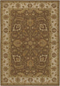 Chandra Pooja Poo430 Brown / Beige / Green / Tan / Burgundy Rugs.