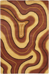 Chandra Rain rai-802 Brown Rugs.