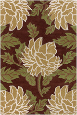 Chandra Rowe row-11109 Burgundy Rugs.