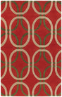 Chandra Rowe Row11106 Red / Green / Ivory Rugs.