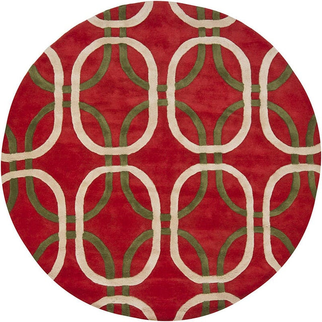 Chandra Rowe Row11106 Red / Green / Ivory Rugs.