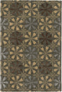 Chandra Rowe Row11113 Grey / Brown / Tan Rugs.