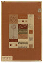 Chandra Ryan Rya22202 Orange / Ivory / Beige / Green Rugs.