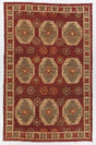 Chandra Ryleigh Ryl-46901 Red / Green / Natural Rugs.