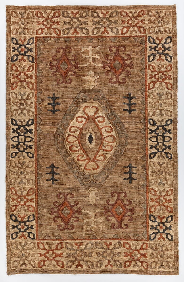 Chandra Ryleigh Ryl-46902 Natural / Tan / Green / Rust Rugs.