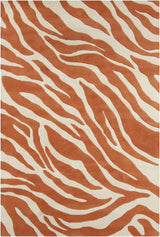 Chandra Stella STE-52180 Orange / White rug, flat view