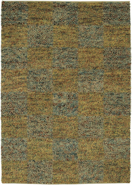 Chandra Strata Str1111 Blue / Green / Red / Gold Rugs.