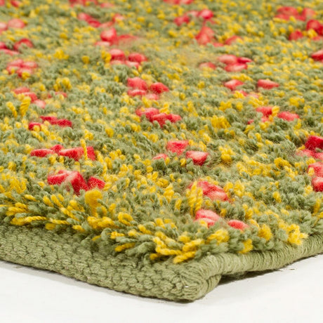 Chandra Strata Str1190 Green / Yellow / Red Rugs.