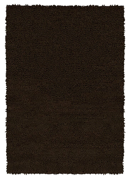 Chandra Strata Str1224 Dark Brown Rugs.