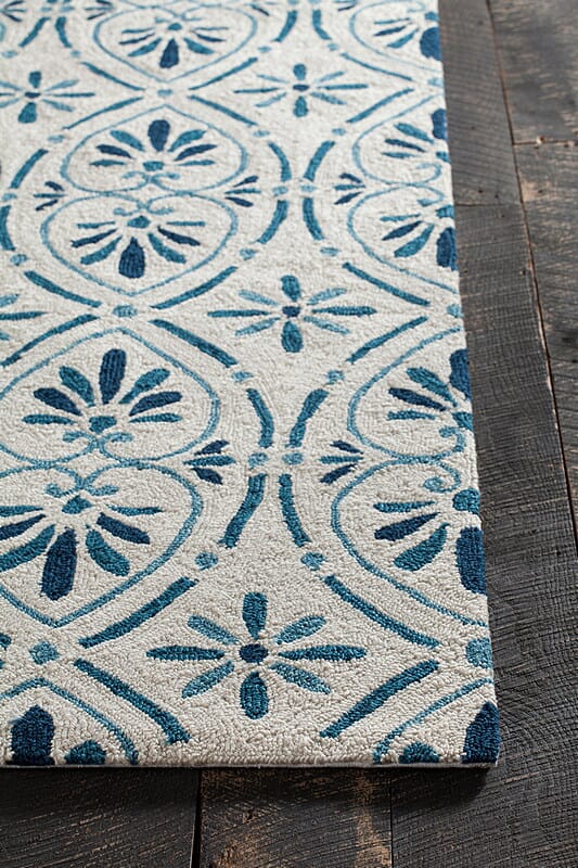 Chandra Terra Ter-35102 Blue Rugs.