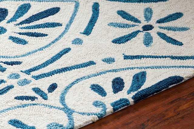 Chandra Terra Ter-35102 Blue Rugs.