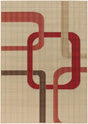 Chandra Torino Tor9011 Beige / Red / Orange / Brown Rugs.