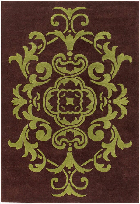 Chandra Venetian ven - 6003 Burgundy Rugs - Chandra - ven6003 - 576