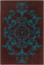 Chandra Venetian ven-6004 Blue Rugs.