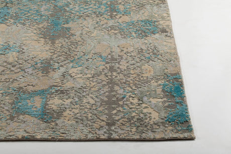 Chandra Vingel Vin-36806 Blue / Brown / Beige / Tan / Grey Rugs.