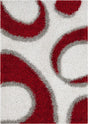 Chandra Vivid Viv-25506 Red / White / Grey Rugs.