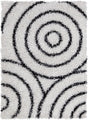 Chandra Vivid Viv-25511 White / Black Rugs.