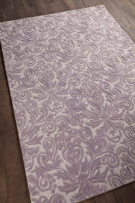 Chandra Yelena Yel43802 Purple / White Rugs.