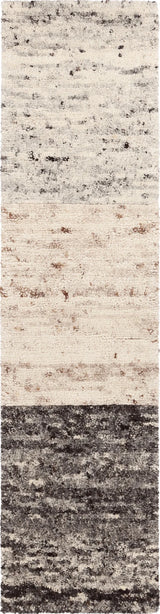Chandra Zia ZIA-58502 Gray / White / Black rug, sample color blanket