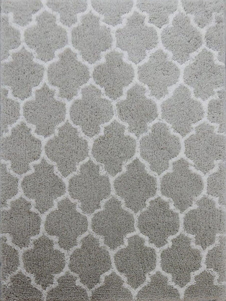 Chandra Zoya Zoy-45802 Silver / White Rugs.