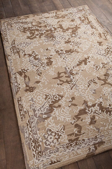 Chandra Zyana Zya43902 Brown / Tan / White Rugs.