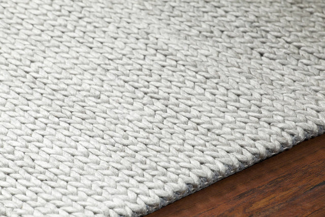 Chandra Chloe CHL-38501 Silver rug, side detail view