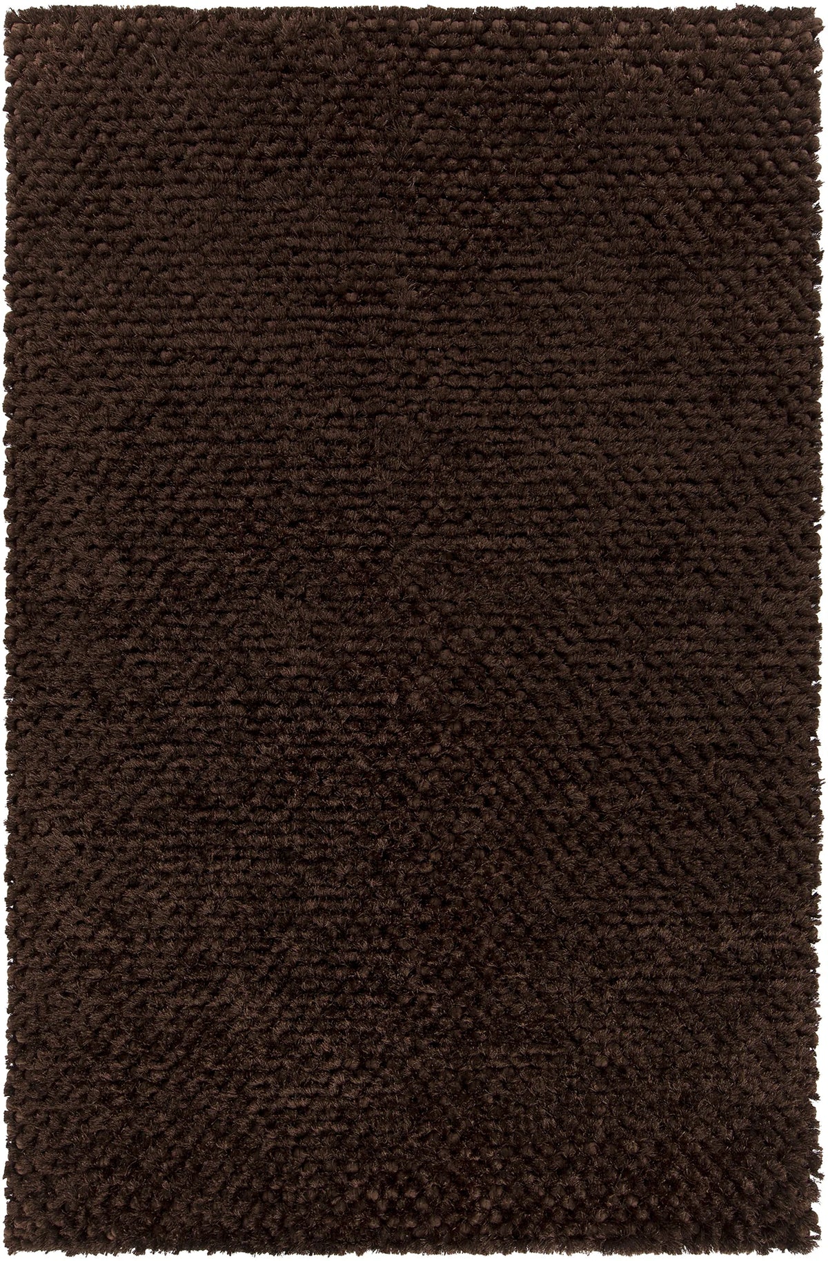 Chandra Cinzia CIN-35200 Chocolate rug, flat view