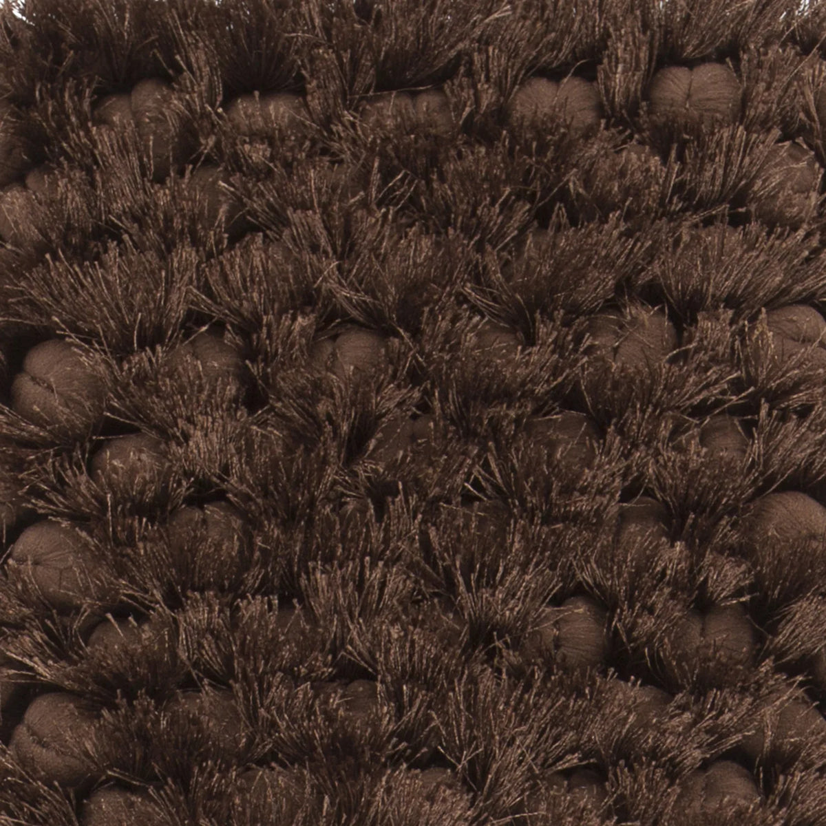 Chandra Cinzia CIN-35200 Chocolate rug, texture close-up